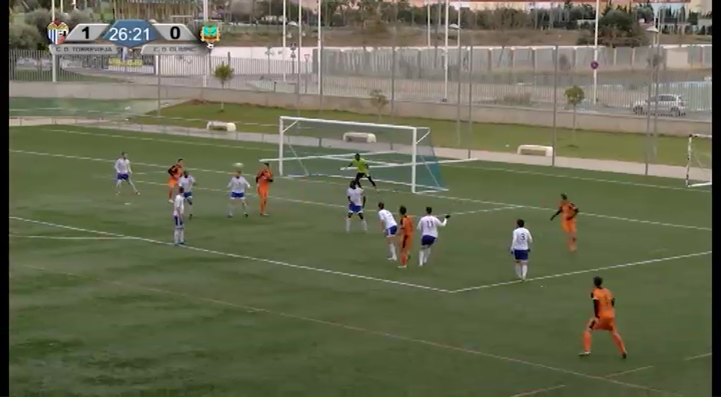 Primera parte del partido CD Torrevieja - CD Olimpic de Xátiva